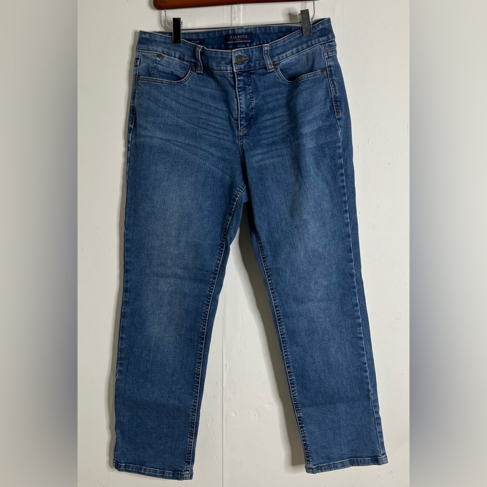 Talbots Straight Curvy Simply Flattering 5 Pocket Jeans Approx size 12